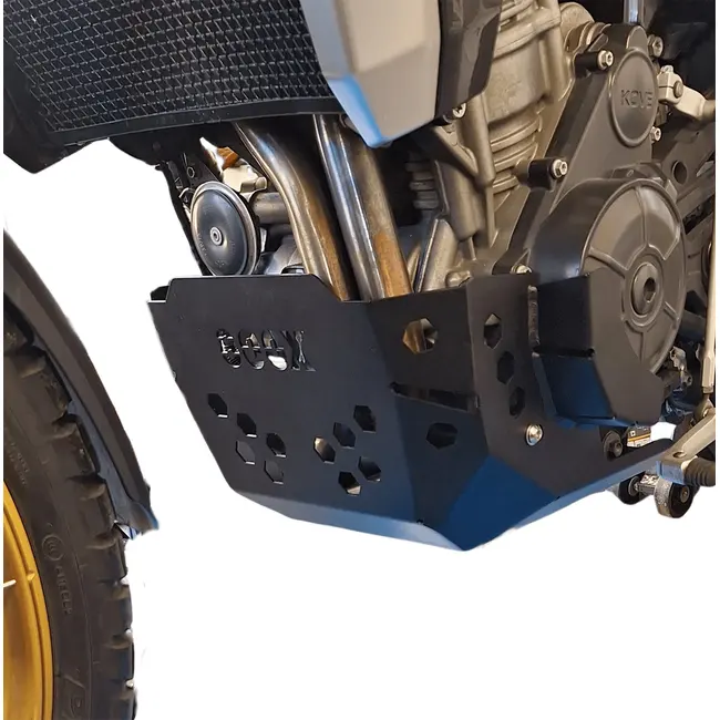 Skid plate for Kove 800X Pro #motoaccessories #customworld #kove #bashplate